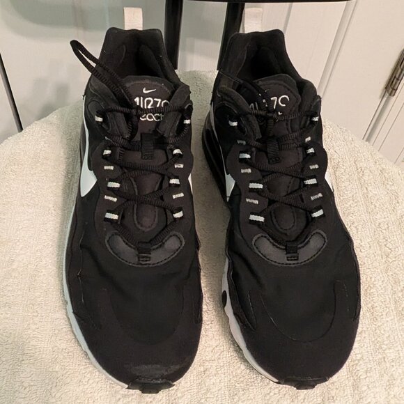 Nike Air Max 270 React Black White Ci3866-004 Mens Size 9 - Picture 1 of 7